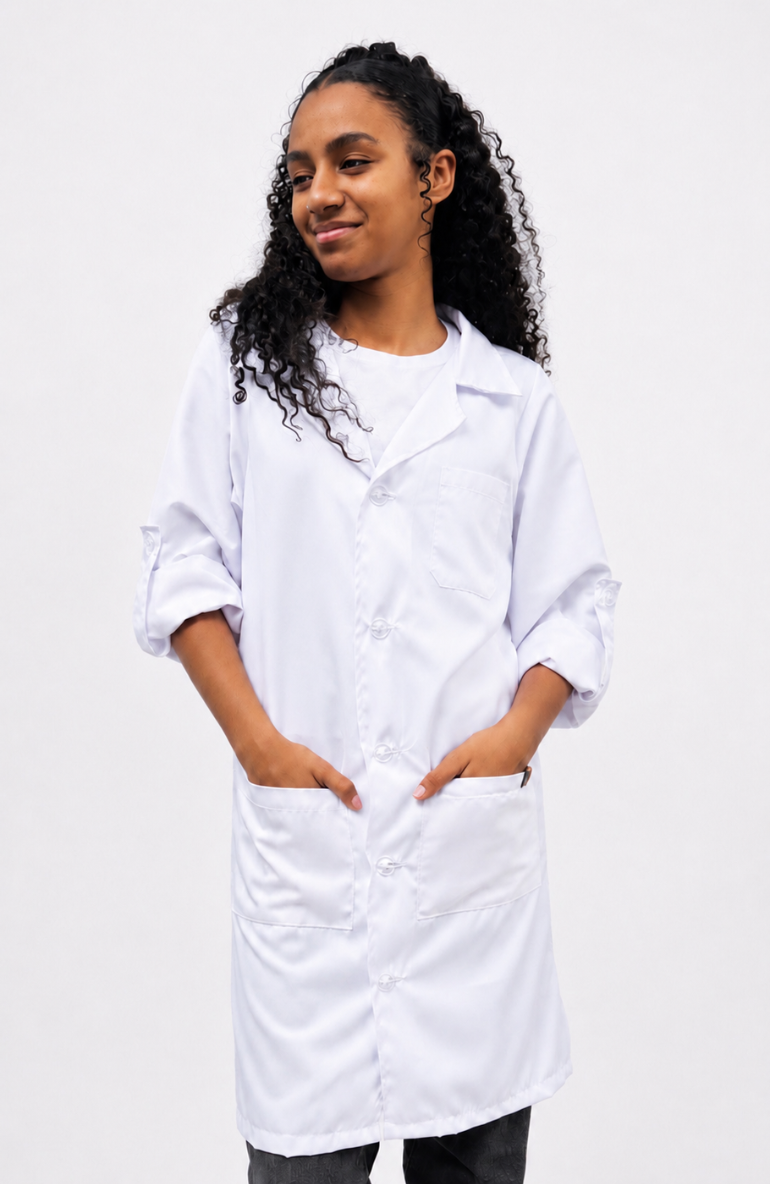 Jaleco gola Blazer Feminino