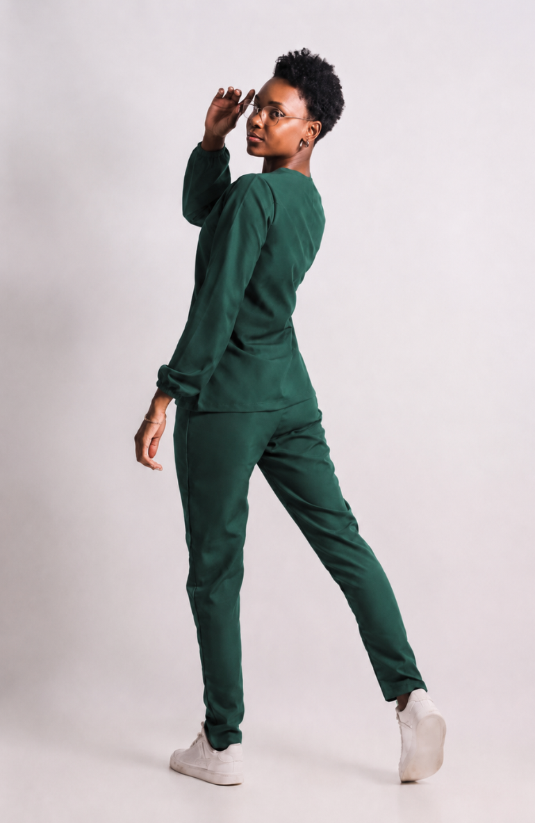 Pijama Trevo Básico Manga Longa Feminino